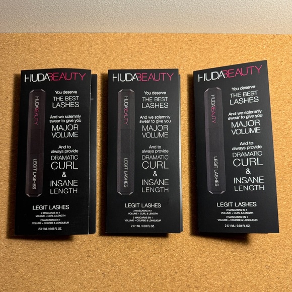 HUDA BEAUTY LEGIT LASHES Double-Ended Volumizing and Lengthening Mascara - Picture 1 of 3